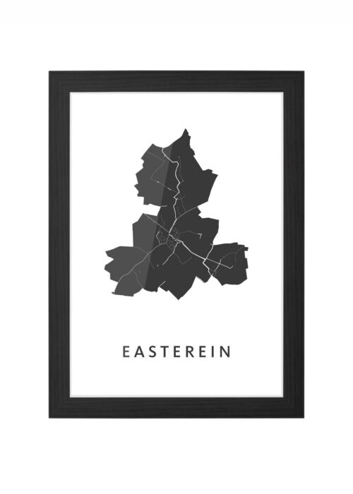 Easterein (Oosterend) Ingelijst in Zwart lijst Kopen | Kunst in Kaart