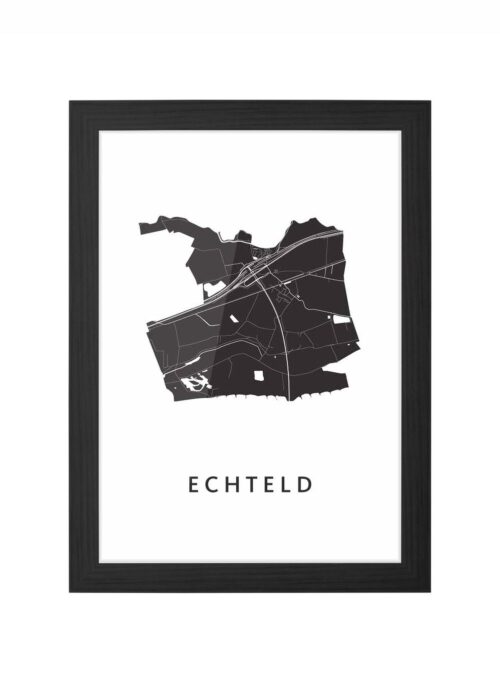 Echteld Ingelijst in Zwart lijst Kopen | Kunst in Kaart