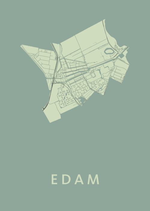 Edam Stadskaart - Olive