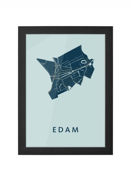Edam Prussian Ingelijst in Zwart lijst Kopen | Kunst in Kaart