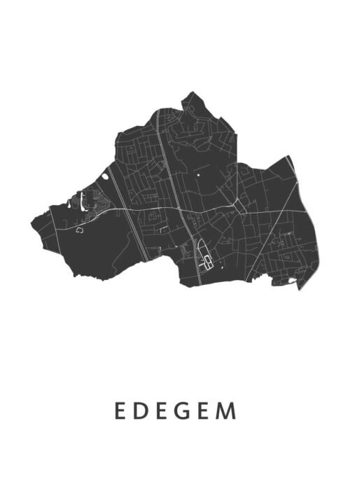 Edegem Stadskaart Poster Kopen