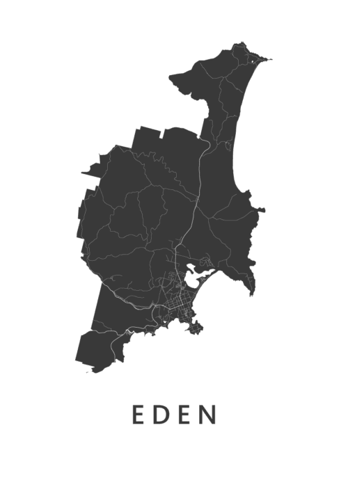 Eden Stadskaart Poster Kopen