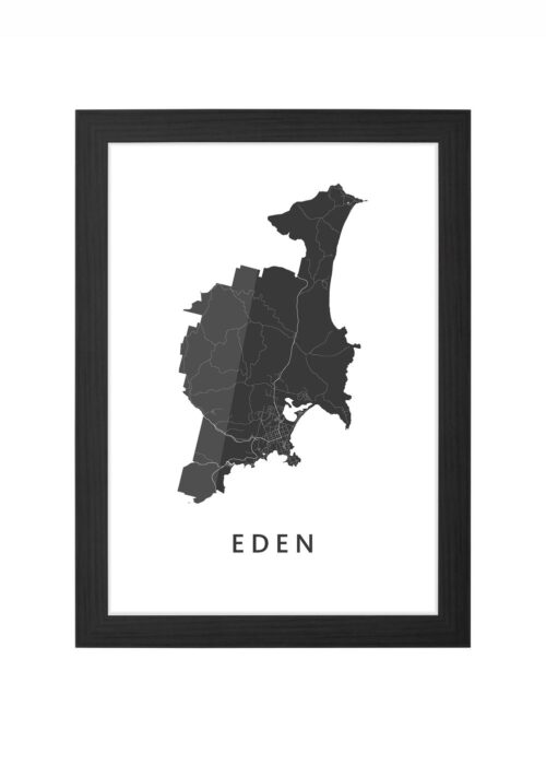 Eden Ingelijst in Zwart lijst Kopen | Kunst in Kaart