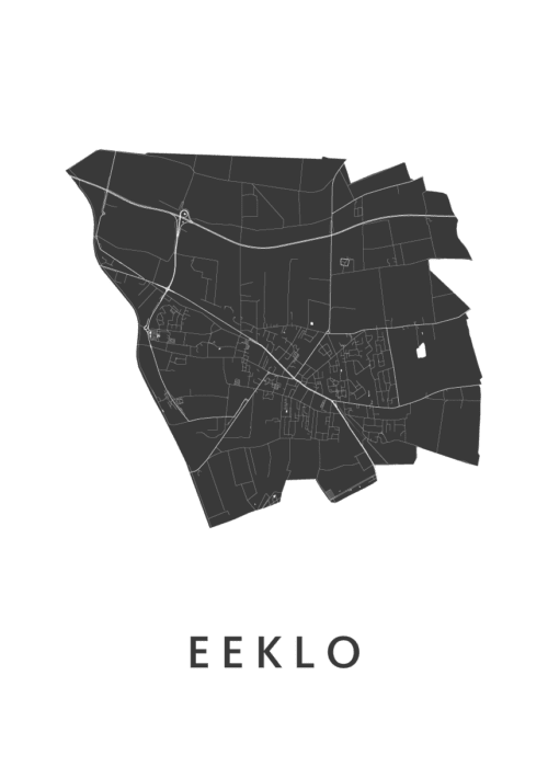 Eeklo Stadskaart Poster Kopen