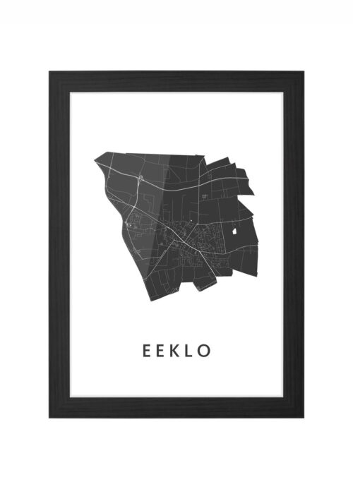 Eeklo Ingelijst in Zwart lijst Kopen | Kunst in Kaart