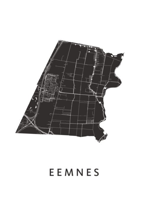 Eemnes Stadskaart Poster Kopen
