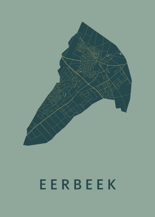 Eerbeek Amazon Stadskaart Poster Kopen
