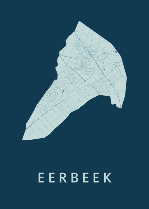 Eerbeek Feldgrau Stadskaart Poster Kopen