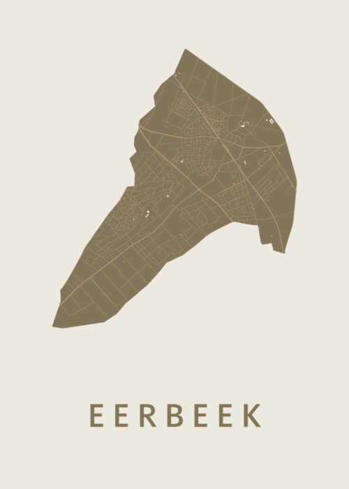 Eerbeek Stadskaart - Gold