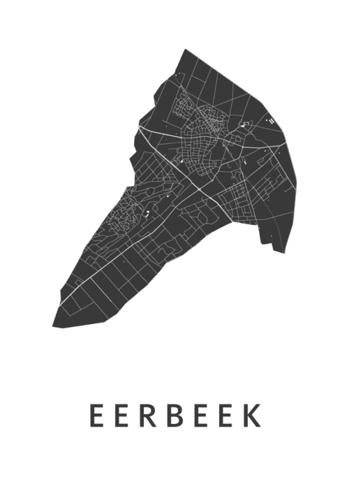 Eerbeek Stadskaart - White