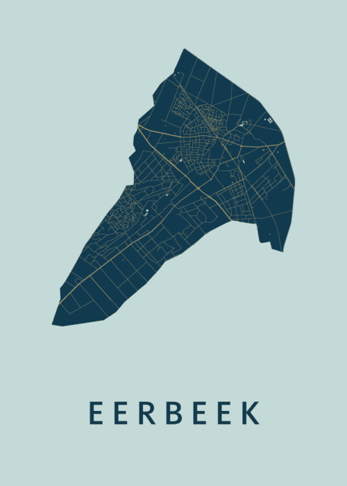 Eerbeek Stadskaart - Prussian