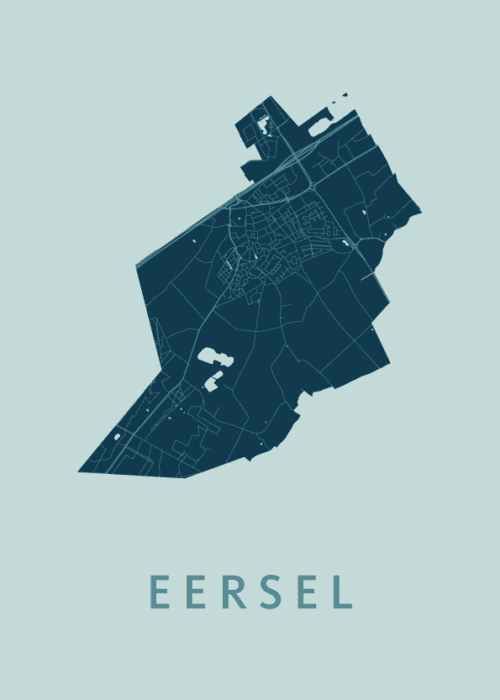 Eersel Mint Stadskaart Poster Kopen