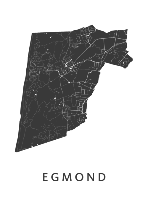 Egmond Stadskaart Poster Kopen