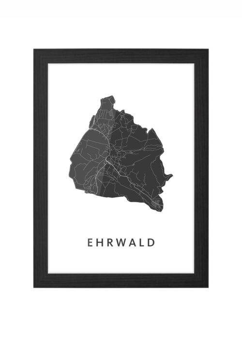 Ehrwald Ingelijst in Zwart lijst Kopen | Kunst in Kaart