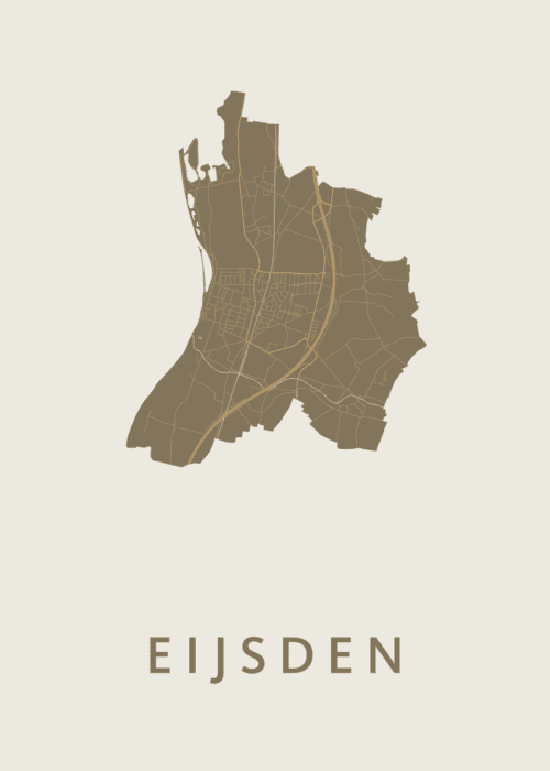 Eijsden Stadskaart - Gold
