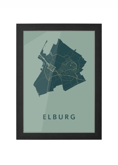 Elburg Amazon Ingelijst in Zwart lijst Kopen | Kunst in Kaart