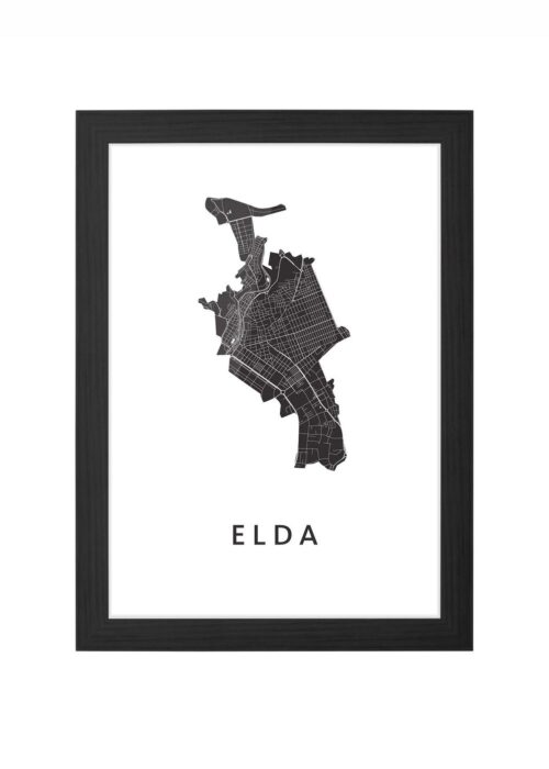 Elda Ingelijst in Zwart lijst Kopen | Kunst in Kaart