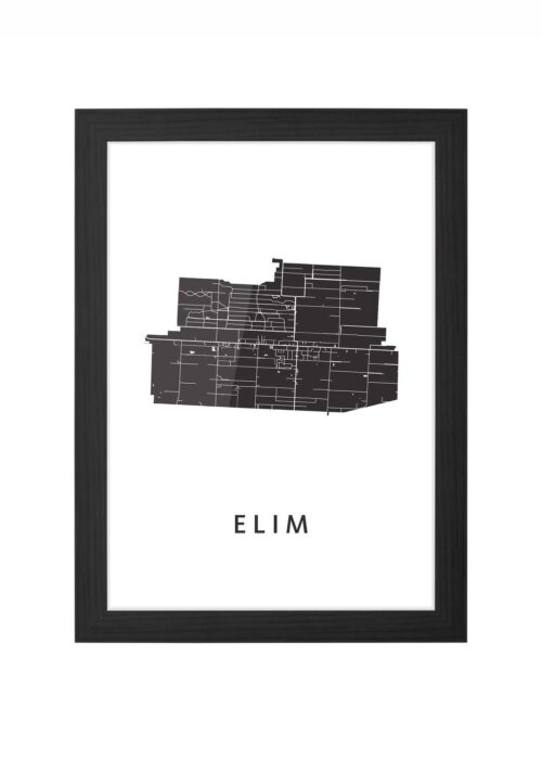 Elim Ingelijst in Zwart lijst Kopen | Kunst in Kaart