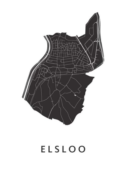 Elsloo Stadskaart Poster Kopen