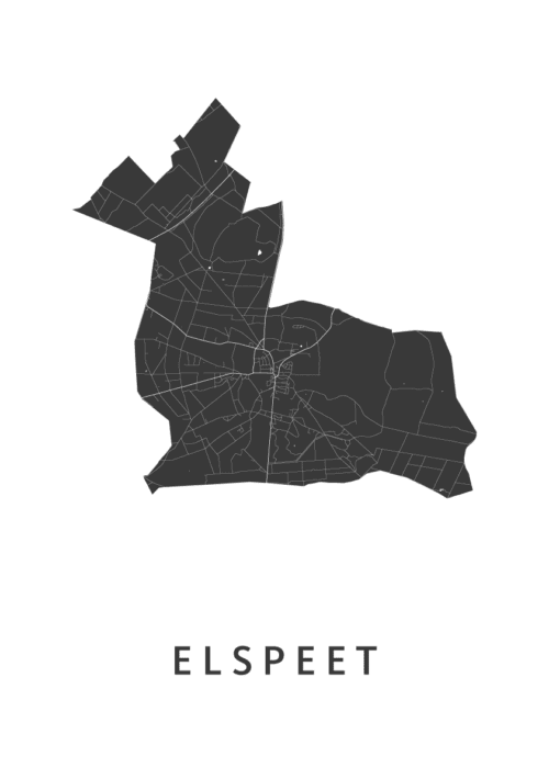 Elspeet Stadskaart Poster Kopen