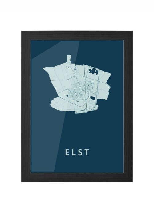 Elst Feldgrau Ingelijst in Zwart lijst Kopen | Kunst in Kaart
