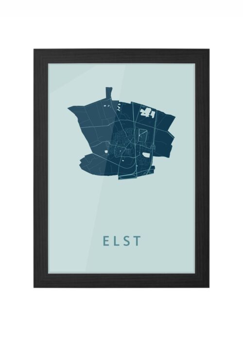 Elst Mint Ingelijst in Zwart lijst Kopen | Kunst in Kaart