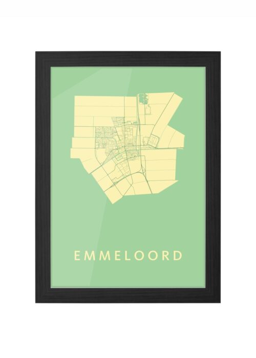 Emmeloord Spring Ingelijst in Zwart lijst Kopen | Kunst in Kaart