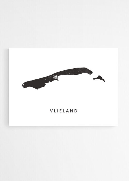 Kunst in Kaart poster ingelijst