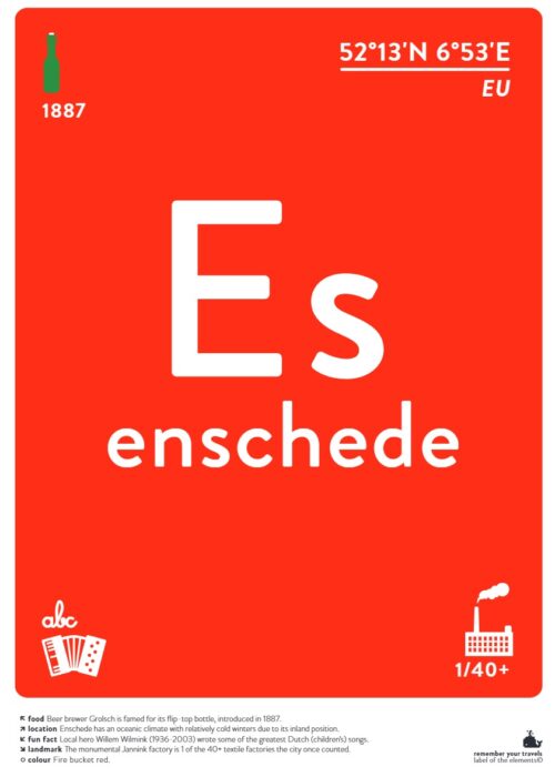 Enschede — Typografie Poster