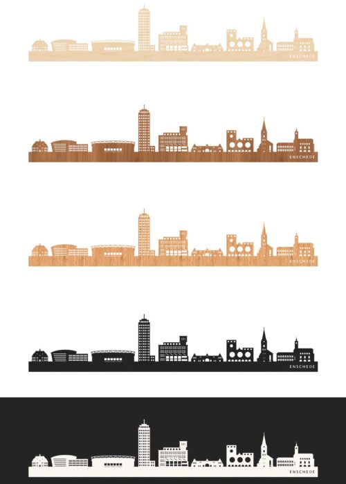 Duurzame Houten Skyline van Enschede