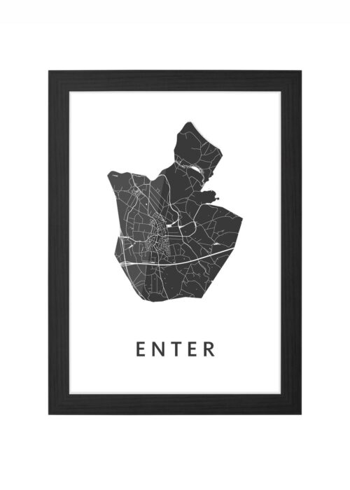 Enter Ingelijst in Zwart lijst Kopen | Kunst in Kaart