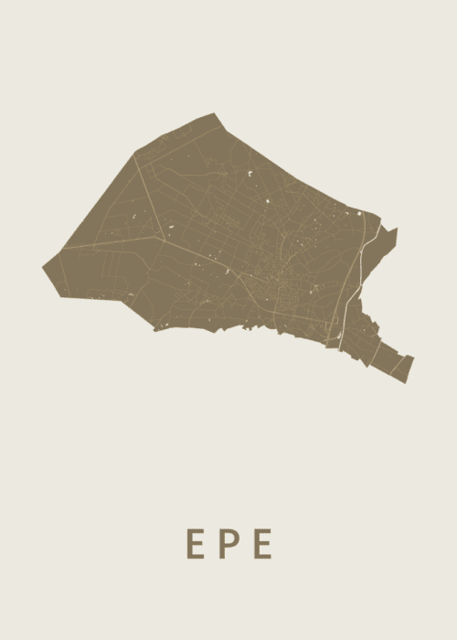 Epe Stadskaart - Gold