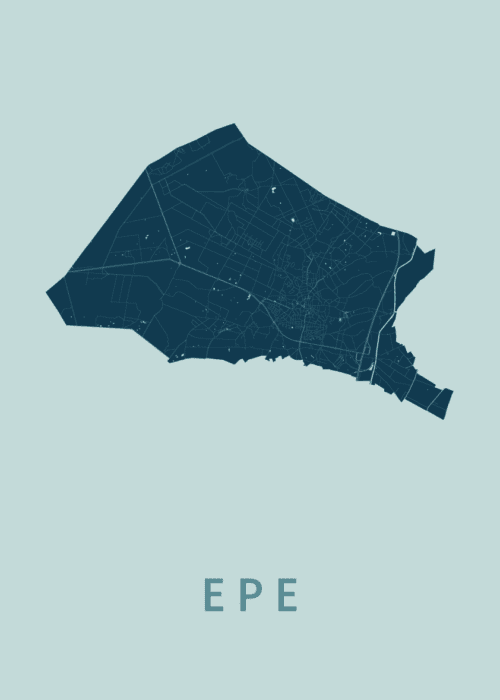Epe Mint Stadskaart Poster Kopen