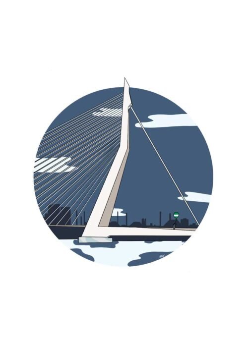 Erasmusbrug Rotterdam Poster
