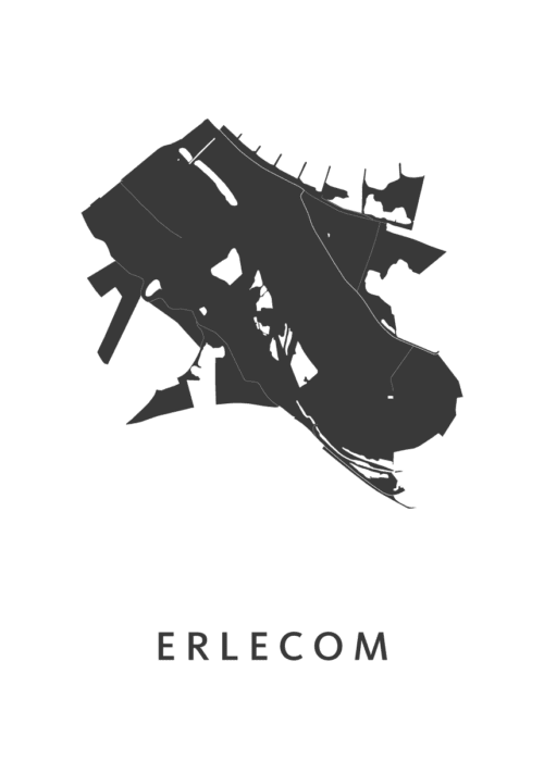 Erlecom Stadskaart Poster Kopen