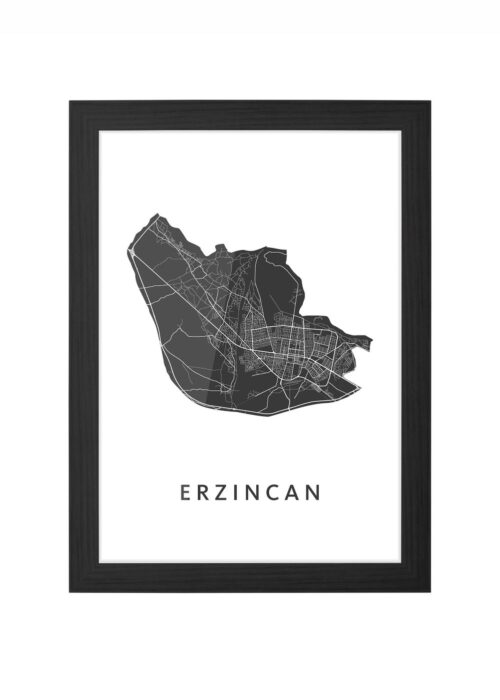 Erzincan Ingelijst in Zwart lijst Kopen | Kunst in Kaart
