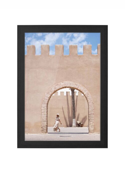 essaouira fotografie poster ingelijst in zwarte lijst