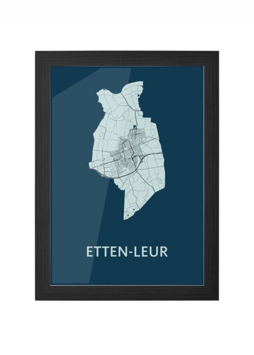 Etten-Leur Olive Ingelijst in Zwart lijst Kopen | Kunst in Kaart