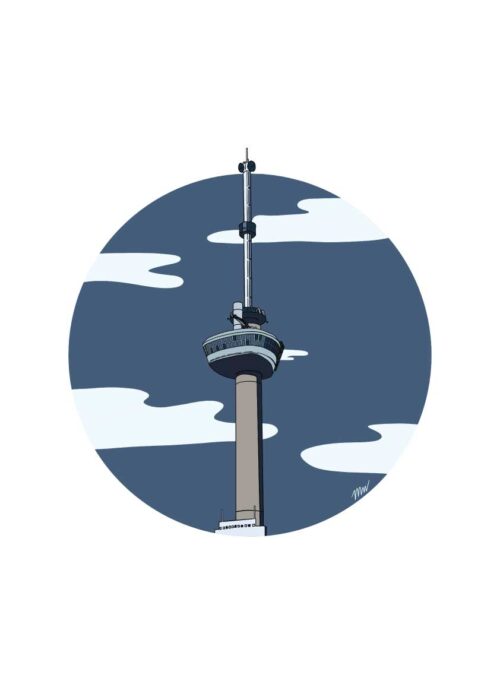 Euromast Rotterdam Poster