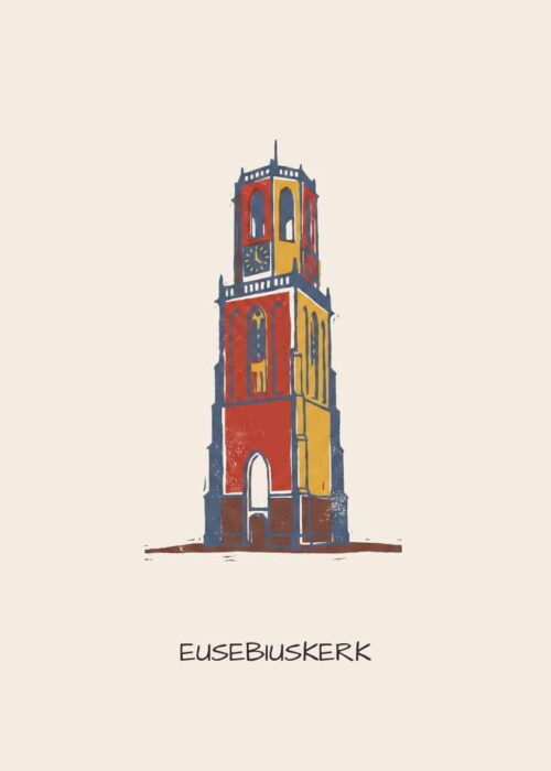 Eusebiuskerk Arnhem - Linosnede-stijl