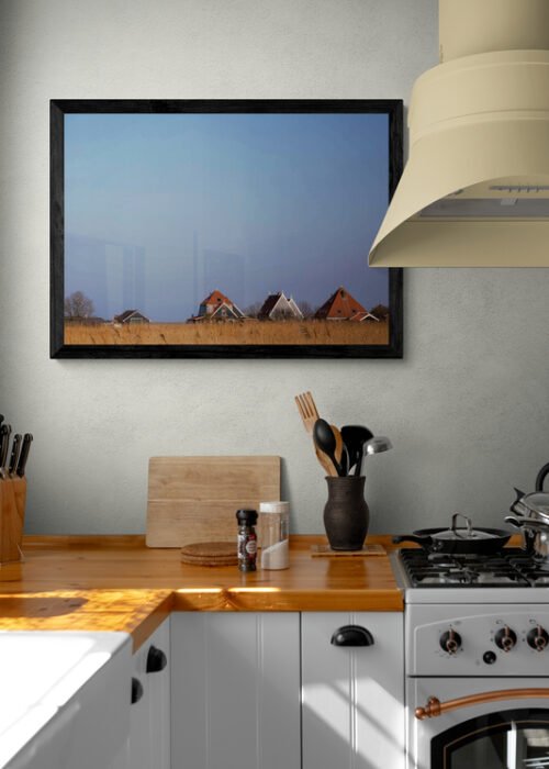 Hollandse huisjes Stadsfotografie - Poster