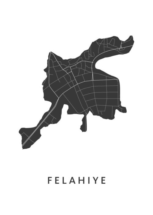 Felahiye Stadskaart Poster Kopen