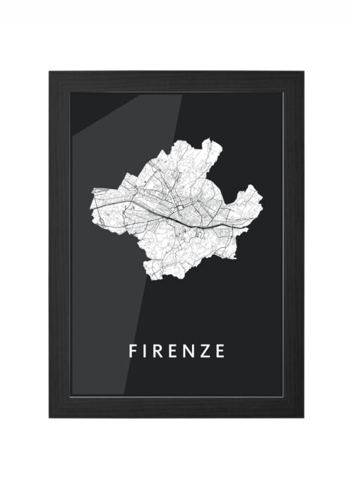 Firenze Black Ingelijst in Zwart lijst Kopen | Kunst in Kaart