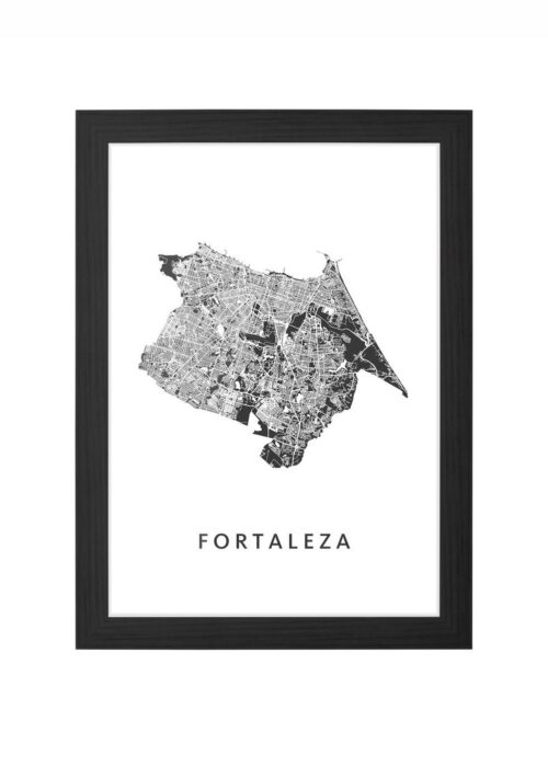 Fortaleza Ingelijst in Zwart lijst Kopen | Kunst in Kaart