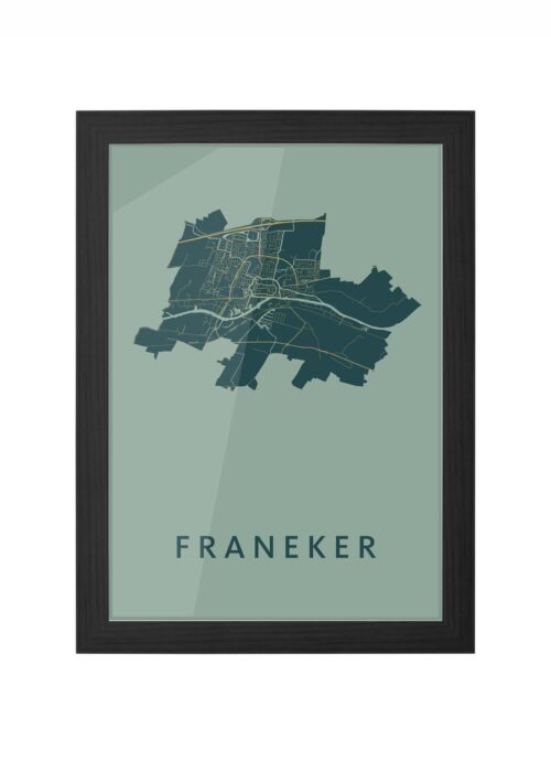 Franeker Amazon Ingelijst in Zwart lijst Kopen | Kunst in Kaart