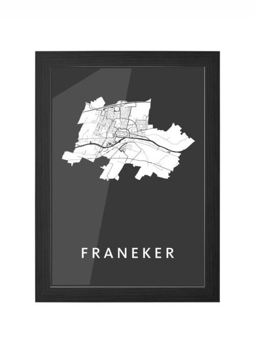 Franeker Black Ingelijst in Zwart lijst Kopen | Kunst in Kaart
