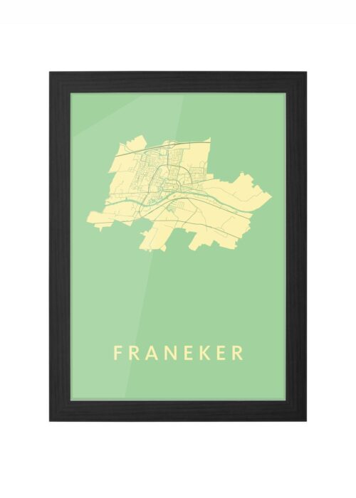 Franeker Spring Ingelijst in Zwart lijst Kopen | Kunst in Kaart
