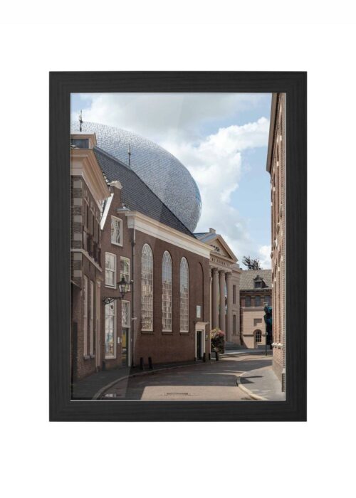museum de fundatie fotografie poster ingelijst in zwarte lijst