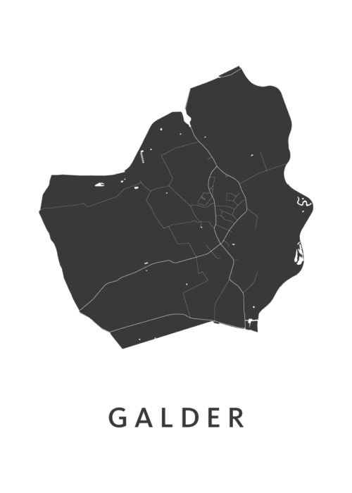 Galder Stadskaart Poster Kopen