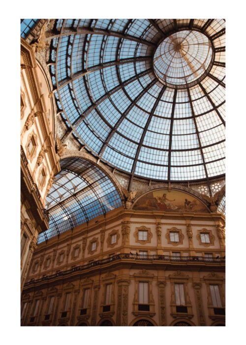 Galleria Vittorio Emanuele - Milaan - Stadsfotografie - Poster